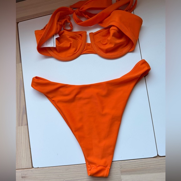 H&M Orange Bikini Set size Small - Picture 6 of 7
